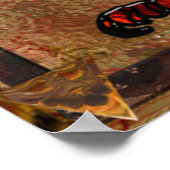 Chinese Dragon Asian Motif Poster (Hoek)