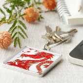 Chinese dragon Astrology Sleutelhanger (Zijkant)