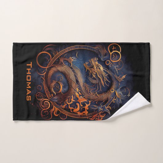 Chinese dragon Bath Towel Set Bad Handdoek (Handdoek)