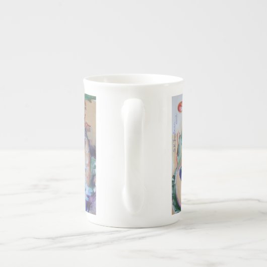 Chinese Dragon Bone China Mok (Achterkant)