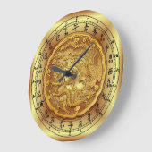 Chinese Dragon Clock ~ Dragon and Phoenix ~ Grote Klok (Hoek)