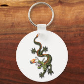 Chinese Dragon en Pearl Sleutelhanger (Voorkant)