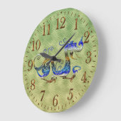 Chinese Dragon Fantasy Art Designer Clot Grote Klok (Hoek)