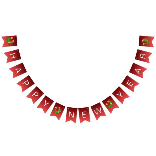 Chinese dragon for New Year's party Vlaggetjes (Alle)