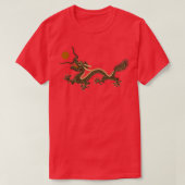 CHINESE DRAGON GREEN T-SHIRT (Design voorkant)