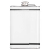 Chinese Dragon in Black and White Personalized Heupfles (Achterkant)