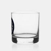 Chinese Dragon in Black and White Personalized Whisky Glas (Links)