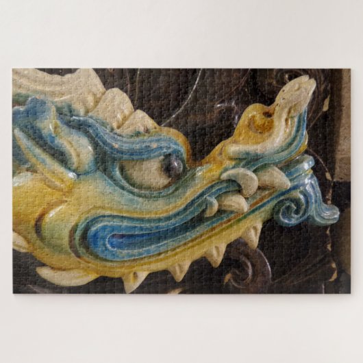 Chinese Dragon Jigzaag Puzzle Legpuzzel (Horizontaal)