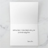 Chinese Dragon Kerstkrans Kaart (Binnen)