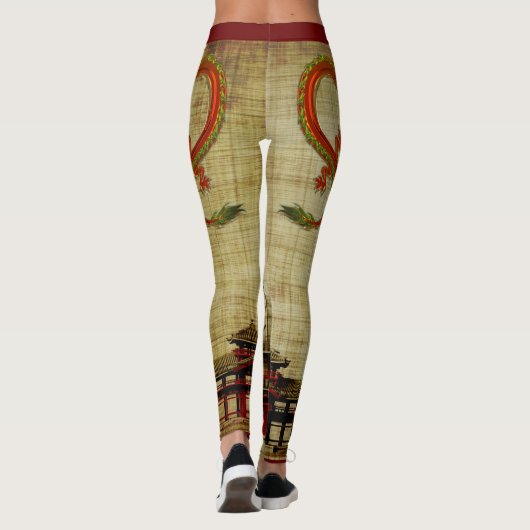 Chinese Dragon Leggings (Achterkant)