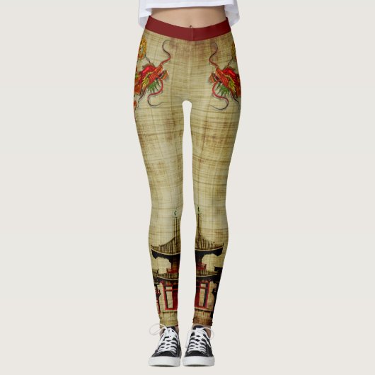 Chinese Dragon Leggings (Voorkant)