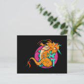 Chinese Dragon Long Asian Style Street Wear Briefkaart (Staand voorkant)