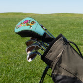 Chinese Dragon Lotus Kersenbloesem Golfheadcover (Insitu)