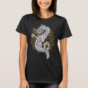 Chinese Dragon Mandala T-shirt