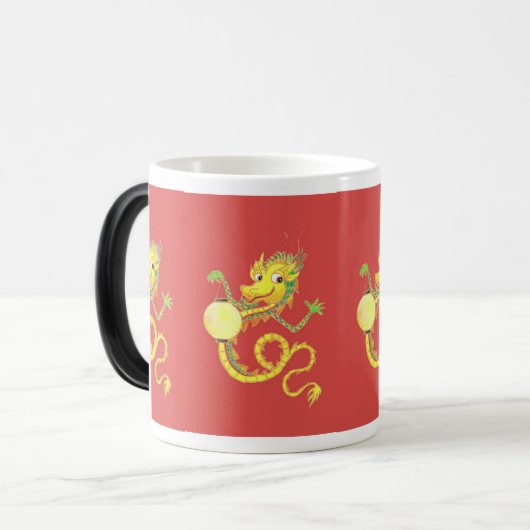 Chinese Dragon Morphing Mok (Voorkant links)