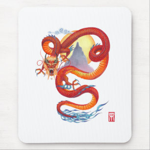 Chinese Dragon Mousepad Muismat