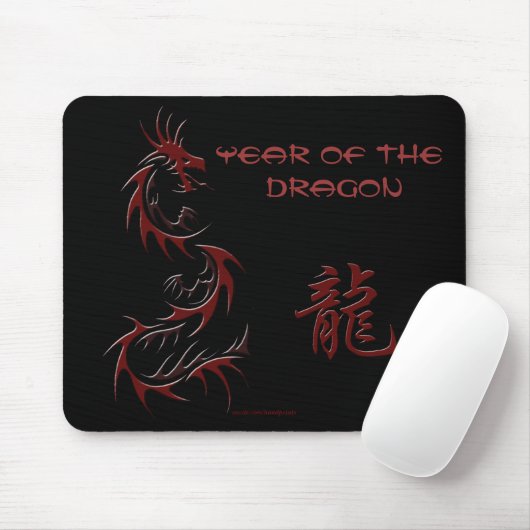 Chinese Dragon Mousepad Muismat (Met muis)