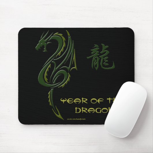Chinese Dragon Mousepad Muismat (Met muis)