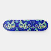 Chinese Dragon Neon Element Custom Pro Park Board Skateboard (Horizontaal)