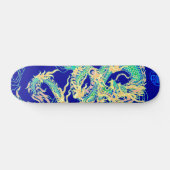 Chinese Dragon Neon Element Custom Pro Park Board Skateboard (Horizontaal)