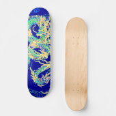 Chinese Dragon Neon Element Custom Pro Park Board Skateboard (Voorkant)