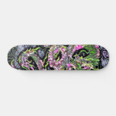 Chinese Dragon Neon Foil Element Custom Pro Board Skateboard (Horizontaal)
