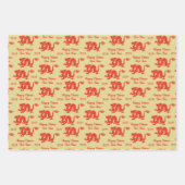 Chinese Dragon Nieuwjaar 2024 Inpakpapier Vel (Voorkant 3)