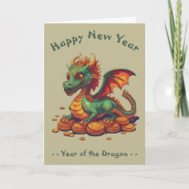 Chinese Dragon Nieuwjaar Kaart