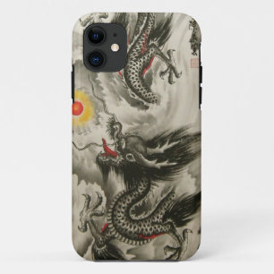 Chinese Dragon Painting iPhone 5,  11 Hoesje