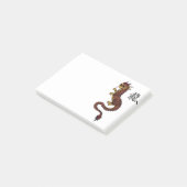 Chinese Dragon post het Post-it® Notes (Schuin)