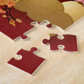 Chinese dragon Puzzle Legpuzzel (Zijkant)