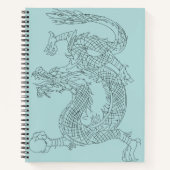 Chinese dragon Sketchbook-laptop Notitieboek (Voorkant)