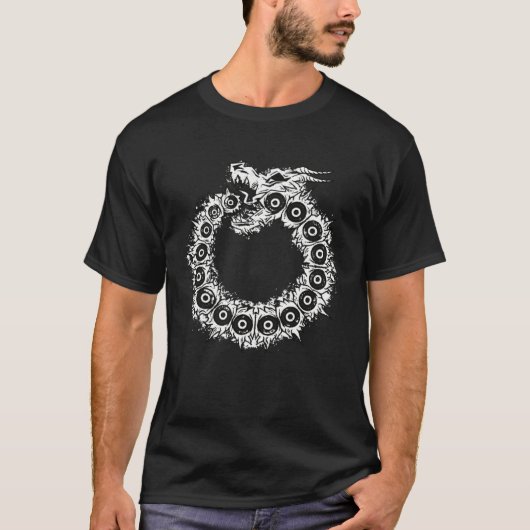 Chinese Dragon Symbol Fantasy Monster Dragon T-shirt (Voorkant)