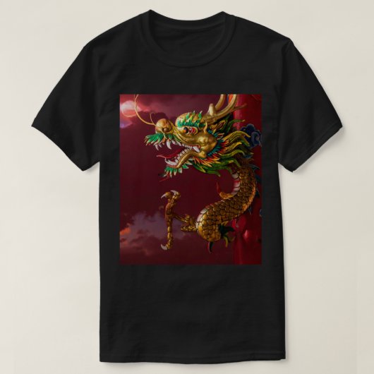 chinese dragon t-shirt (Design voorkant)