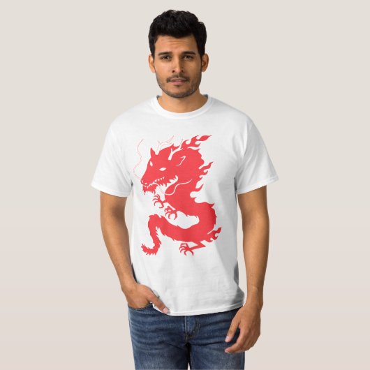 Chinese dragon T-Shirt (Voorkant volledig)