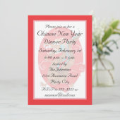 Chinese Dragon uitnodiging (Staand voorkant)