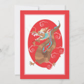 Chinese Dragon uitnodiging (Achterkant)