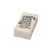 Chinese dragon Wood Art Stamp Rubberstempel (Stempel)
