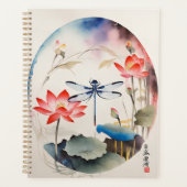 Chinese Dragonfly en Lotus 1 Planner (Voorkant)
