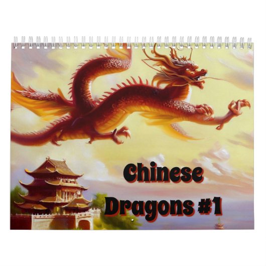 Chinese dragons 1 kalender (Hoes)