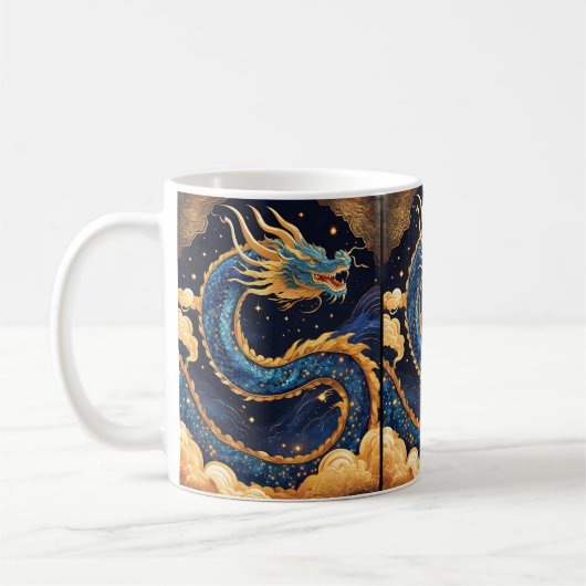 Chinese draken koffiemok (Links)