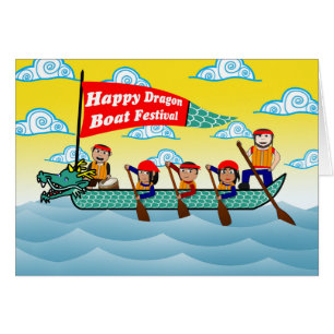 Chinese drakenboat Festival Boat en Rowing Crew