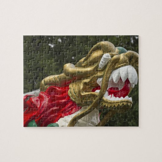 Chinese drakenboot boegbeeld, Stanley Park Legpuzzel (Horizontaal)