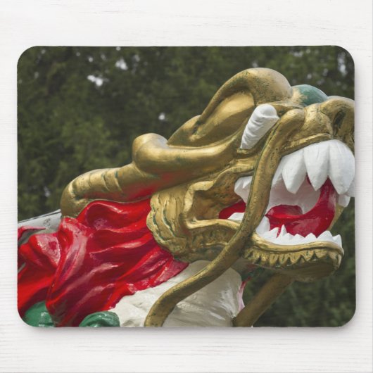 Chinese drakenboot boegbeeld, Stanley Park Muismat (Voorkant)