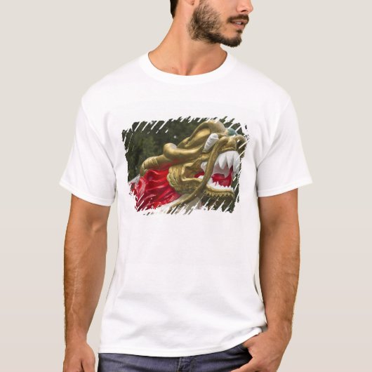 Chinese drakenboot boegbeeld, Stanley Park T-shirt (Voorkant)