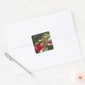 Chinese drakenboot boegbeeld, Stanley Park Vierkante Sticker (Envelop)