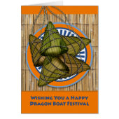 Chinese drakenbotfestival Zongzi Rice Dumpling (Voorkant)