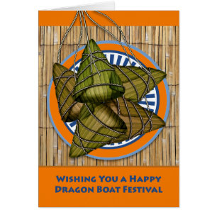 Chinese drakenbotfestival Zongzi Rice Dumpling