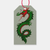 Chinese drakencadeautjes labels cadeaulabel (Voorkant)