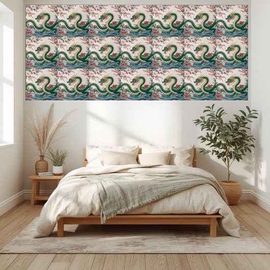 chinese drakenchinoiserie-Tegel Tegeltje